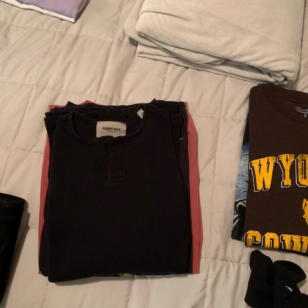 Essentials blk thermal XXS